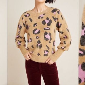 Nina Leopard Sweater - DOLAN - super soft